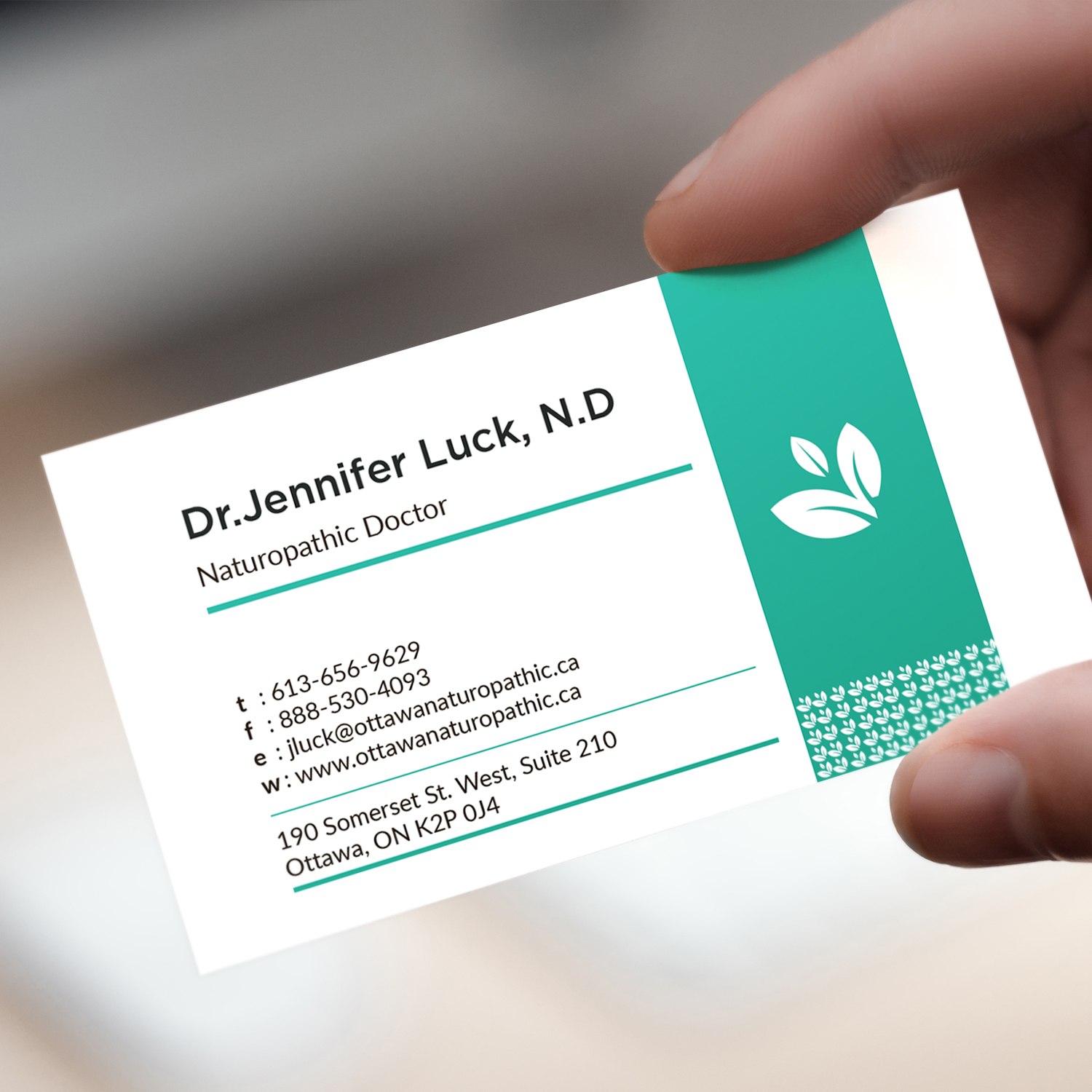 Design de Carte de Visite par Siltan pour Somerset Health & Wellness Centre | Design #11031851