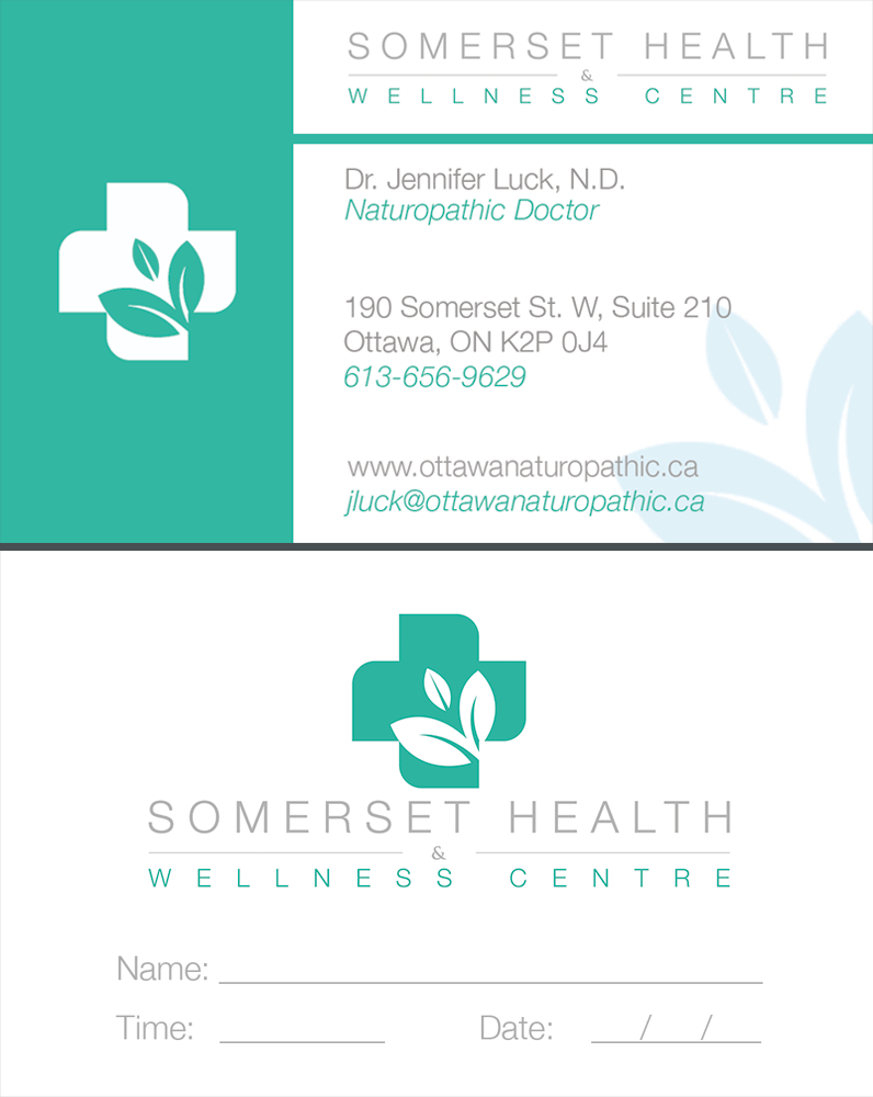 Business Card Design by Dylan Pritchard for Somerset Health & Wellness Centre | Design #11021661