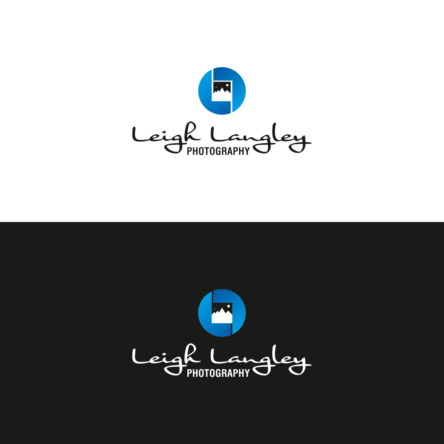Logo Design by saiTEJAS for Leigh Langley Photography  | Design #11011692