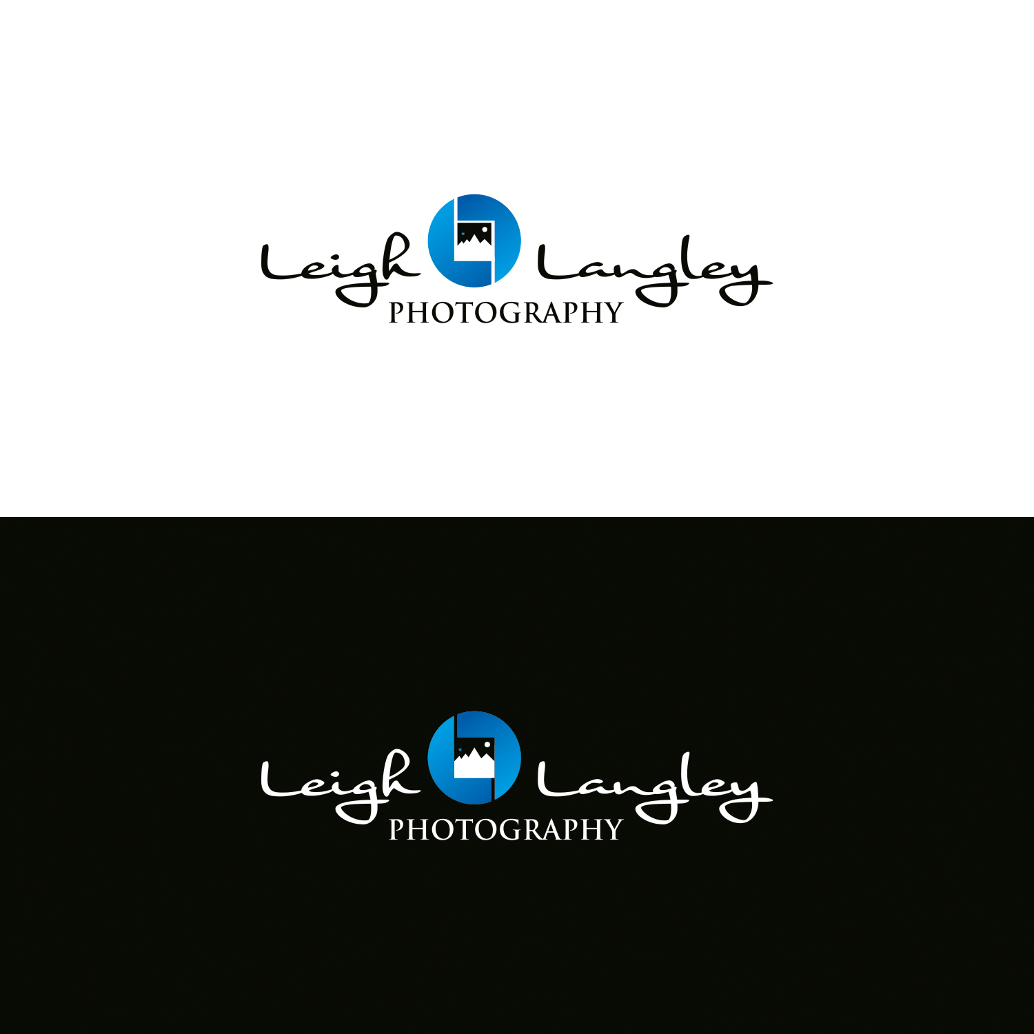 Logo Design by saiTEJAS for Leigh Langley Photography  | Design #11028945