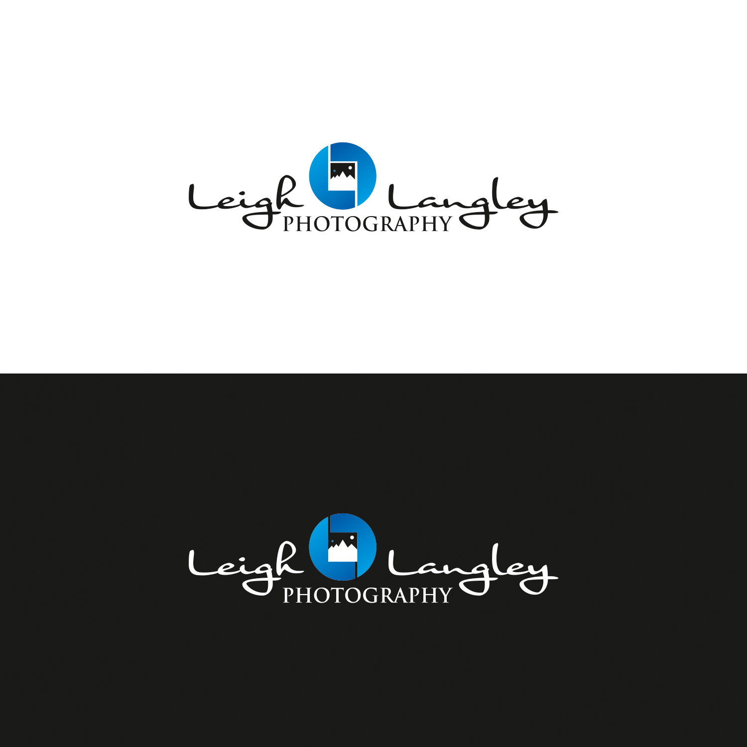 Logo Design by saiTEJAS for Leigh Langley Photography  | Design #11029432