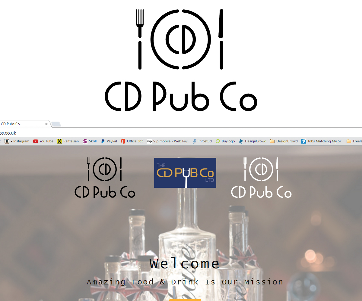 Logo Design by Slobodan Cagic for CD Pub Co | Design #11038710