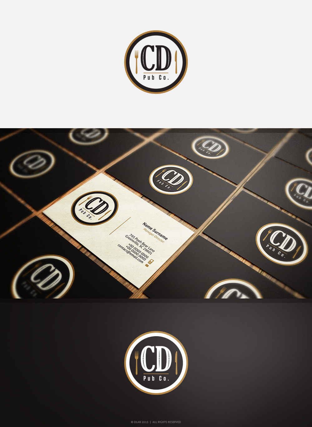 Logo Design by DLab™ for CD Pub Co | Design #11160841
