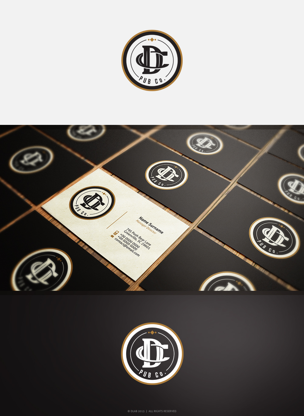 Logo Design by DLab™ for CD Pub Co | Design #11161993