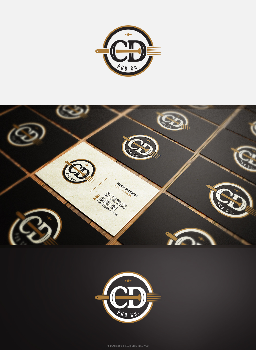 Logo Design by DLab™ for CD Pub Co | Design #11162349
