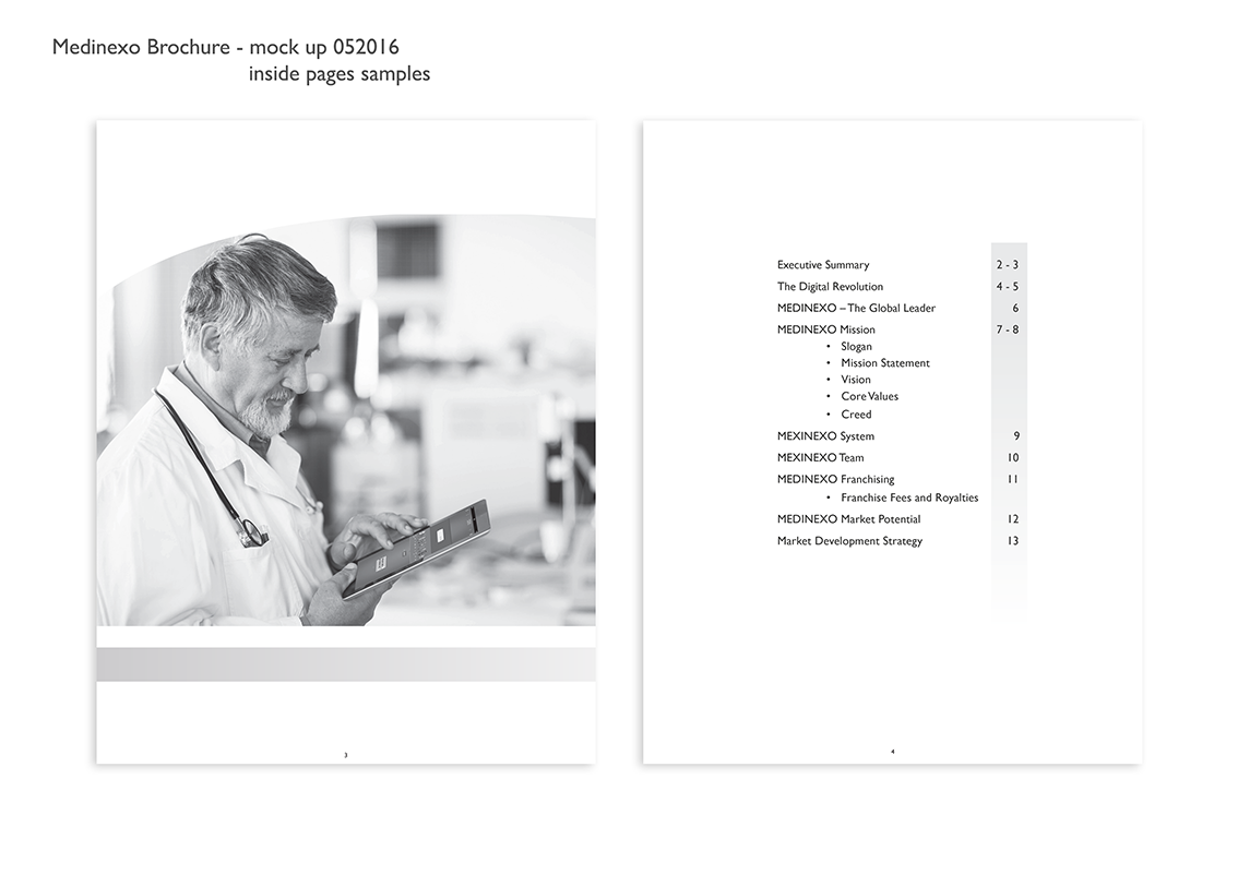 Magazine Design by Ann Kovalsky for Medinexo | Design #11031561
