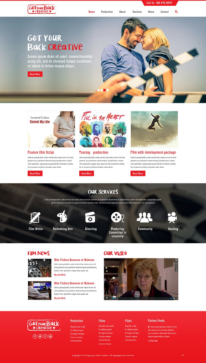 Wordpress Design by pb for Deborah Allen | Design: #11018940