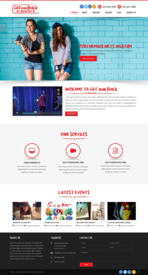 Wordpress Design by pb for Deborah Allen | Design: #11018942