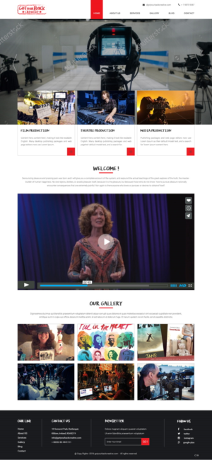 Wordpress Design by pb for Deborah Allen | Design: #11026768