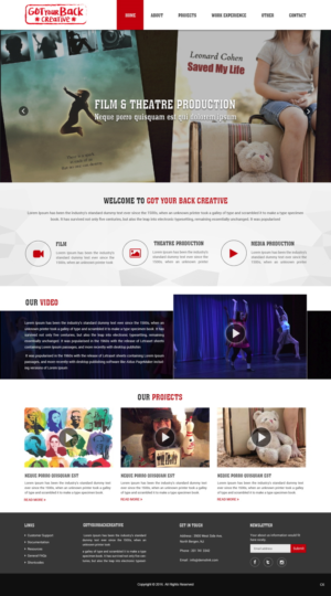 Wordpress Design by pb for Deborah Allen | Design: #11026769