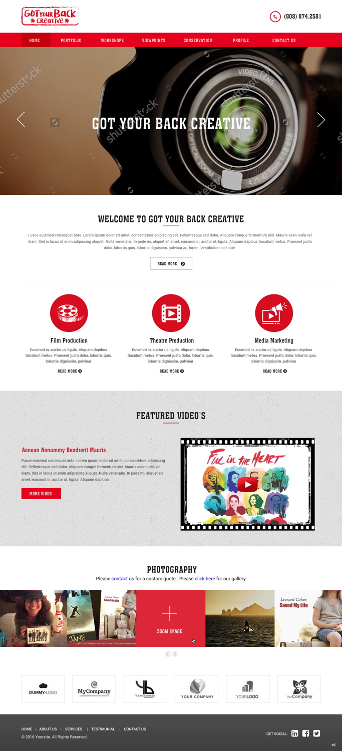 Wordpress Design by pb for Deborah Allen | Design #11026771