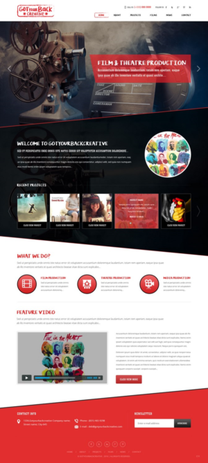 Wordpress Design by pb for Deborah Allen | Design: #11033138