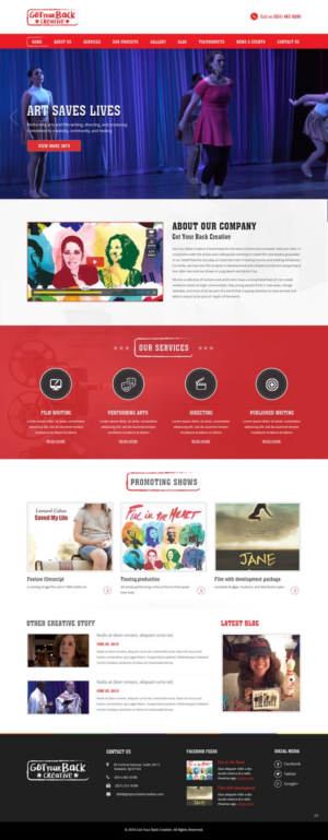 Wordpress Design by pb for Deborah Allen | Design: #11267717