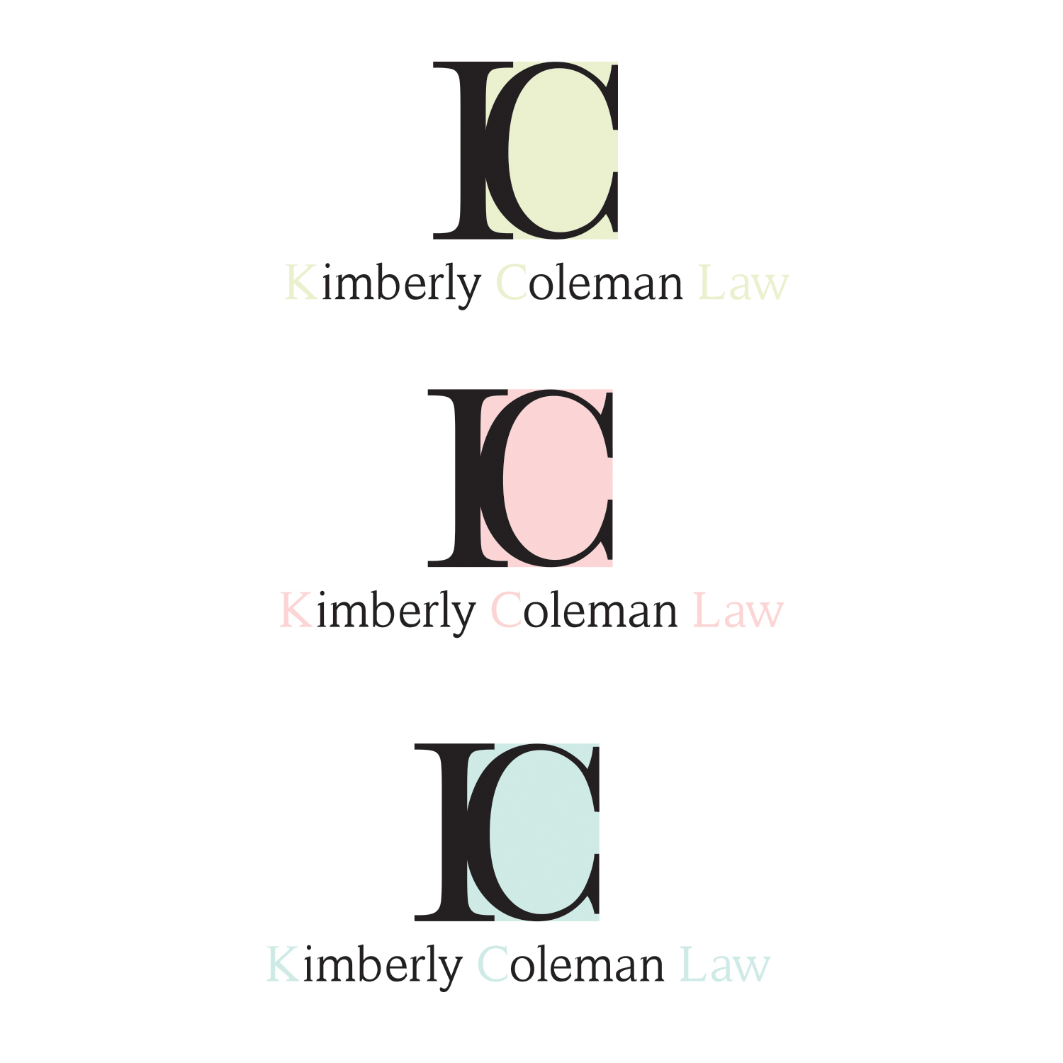 Logo Design by Felipe Santos for Kimberly Coleman Law | Design #11011099