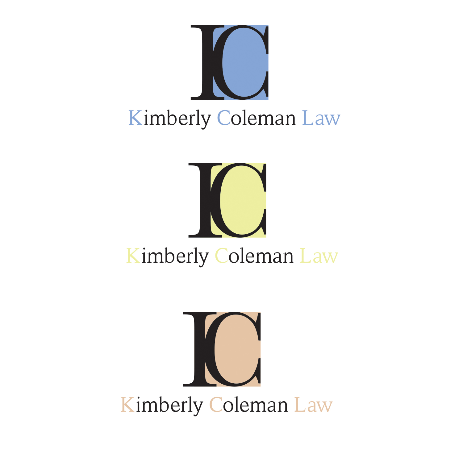 Logo Design by Felipe Santos for Kimberly Coleman Law | Design #11011100