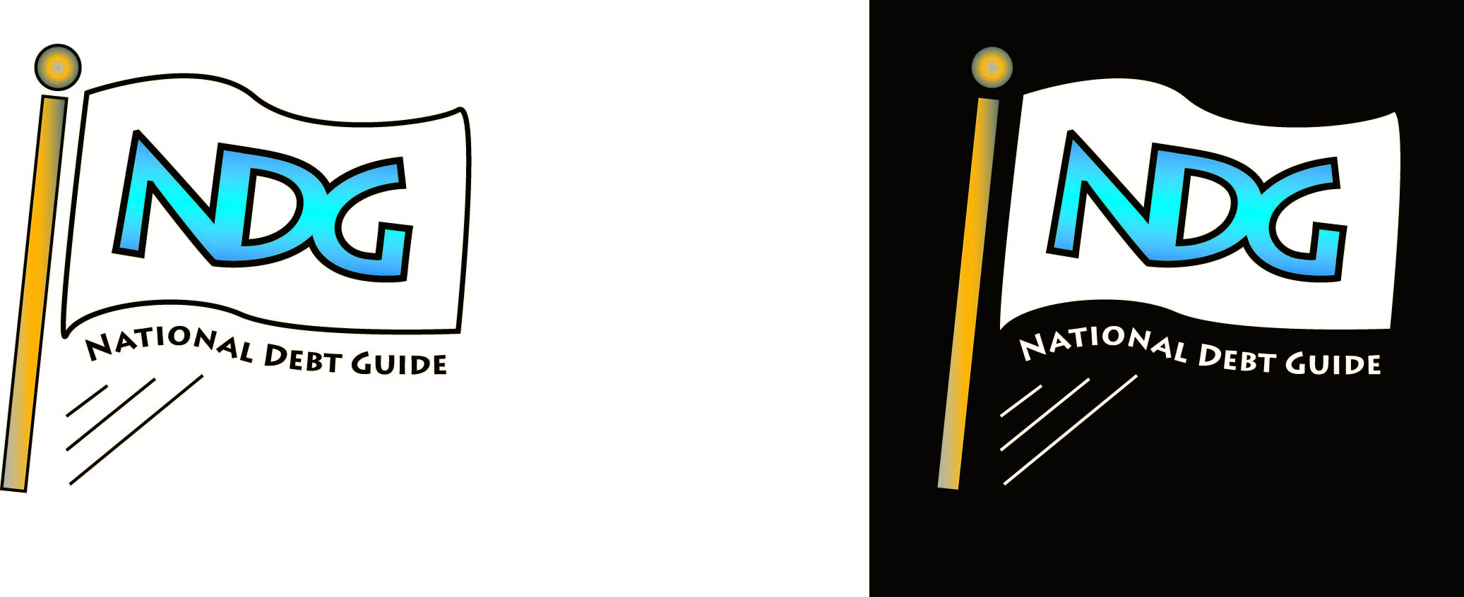 Logo Design by TownTrend for National Debt guide | Design #22225