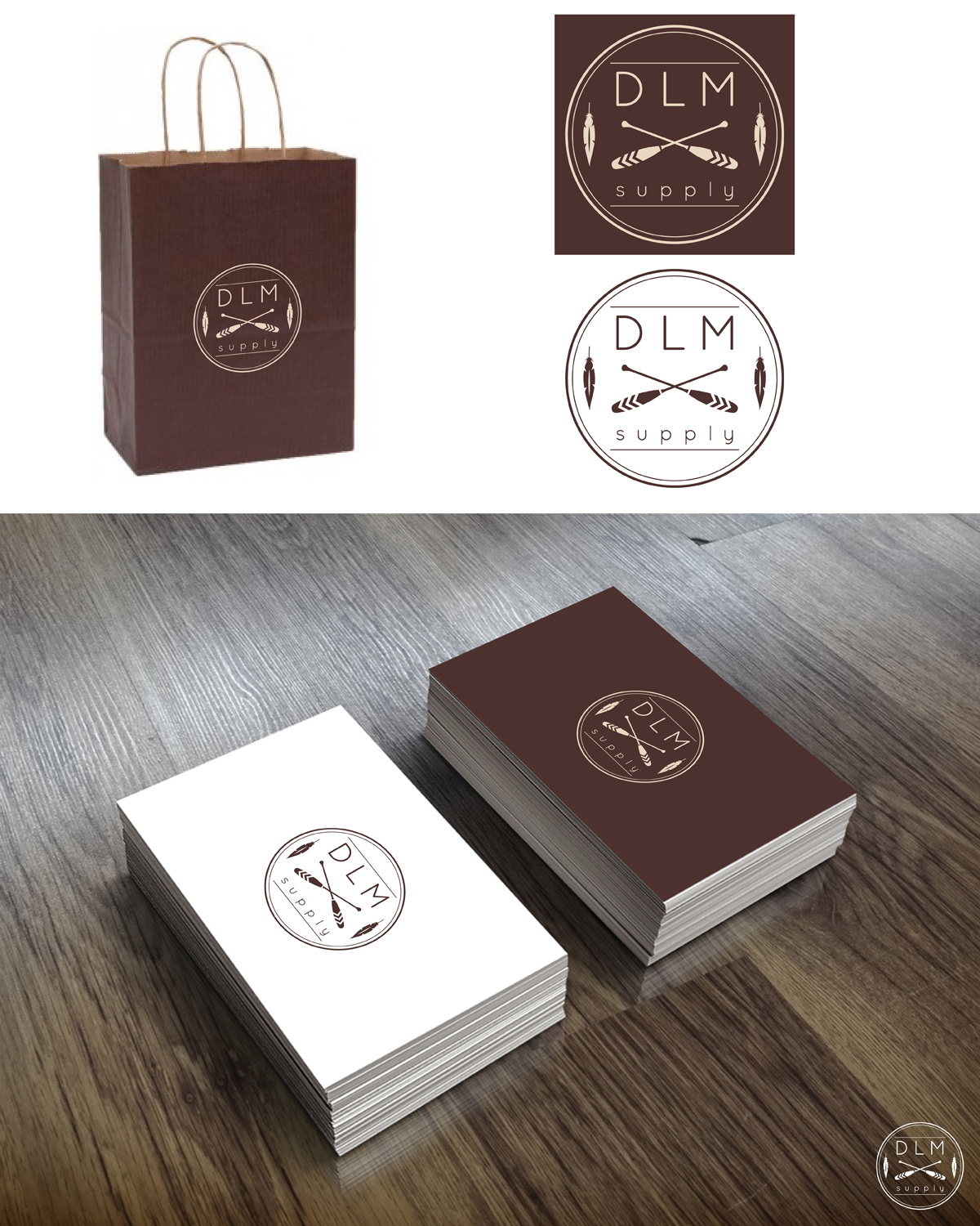 Logo Design by MoonFeather for DLM Supply | Design #11013558