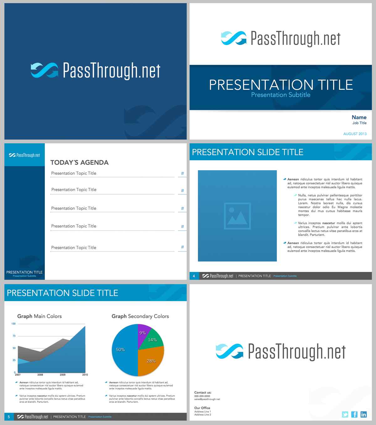 Diseño de PowerPoint por Eminente para PassThrough | Diseño #2276897