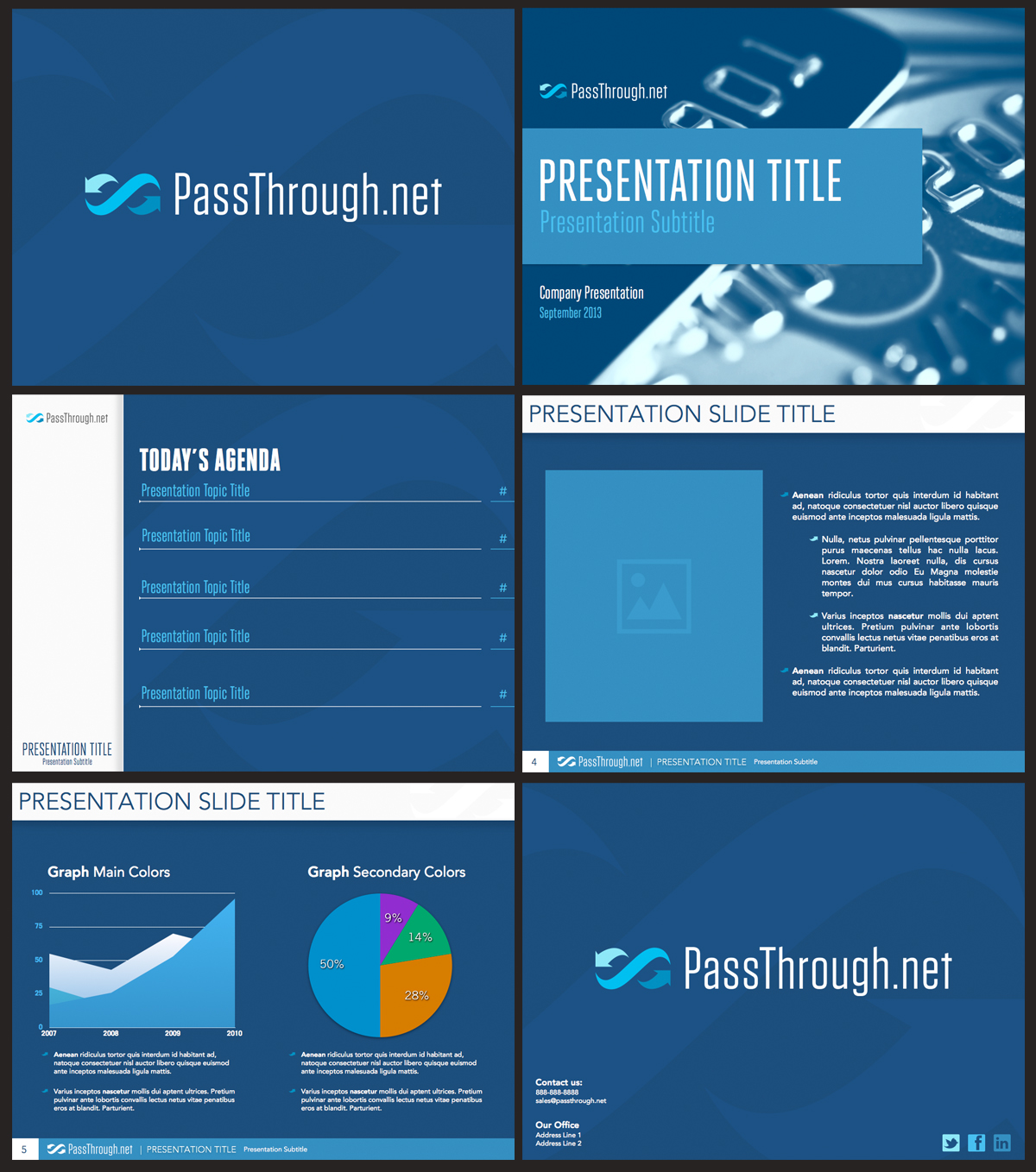 PowerPoint Design by Eminente for PassThrough | Design #2292023