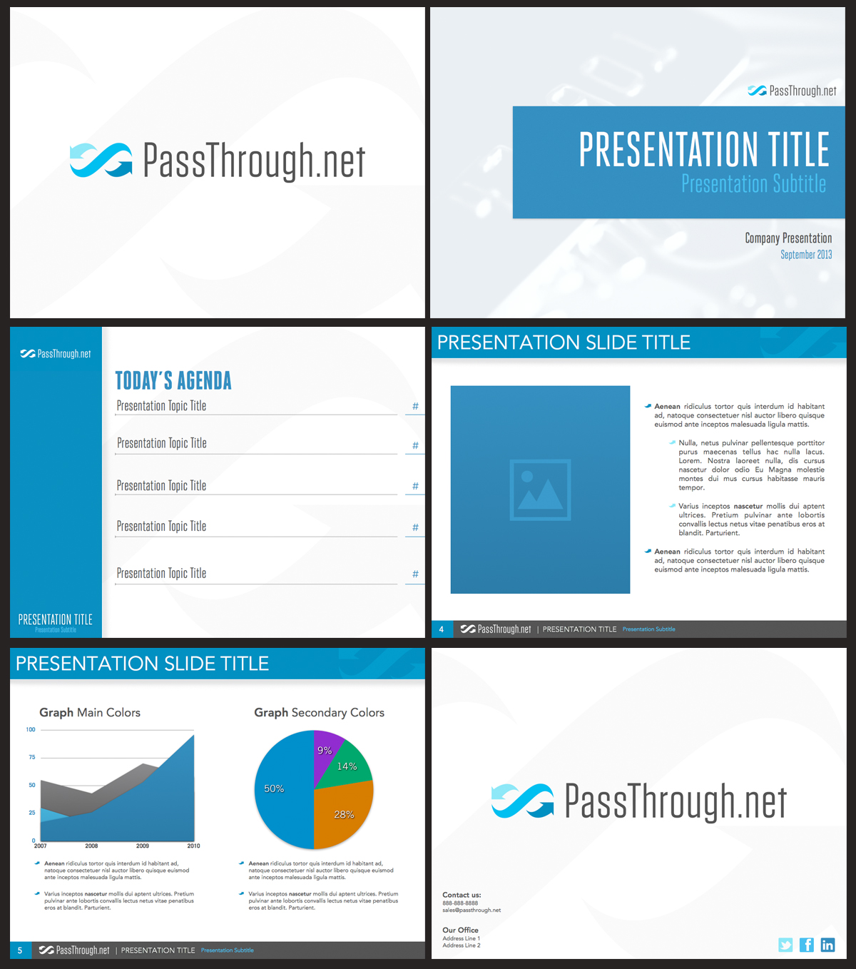 PowerPoint Design by Eminente for PassThrough | Design #2292027