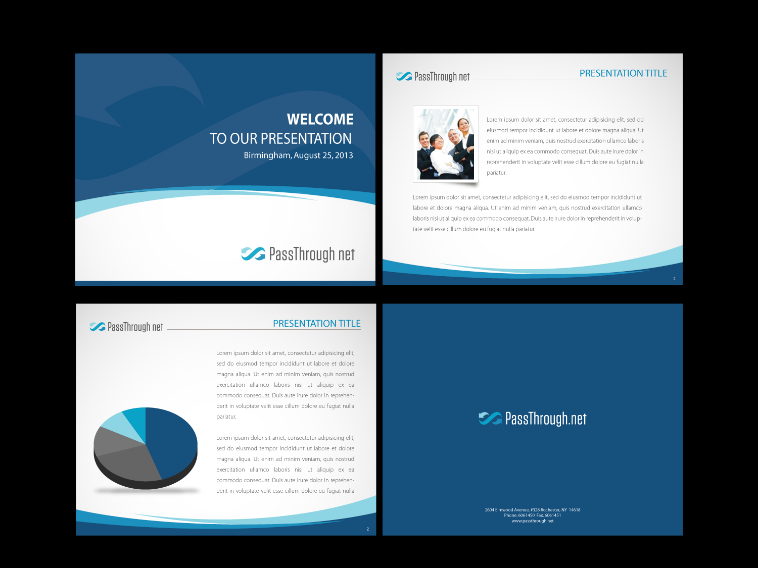 PowerPoint Design by Nila for PassThrough | Design #2288171