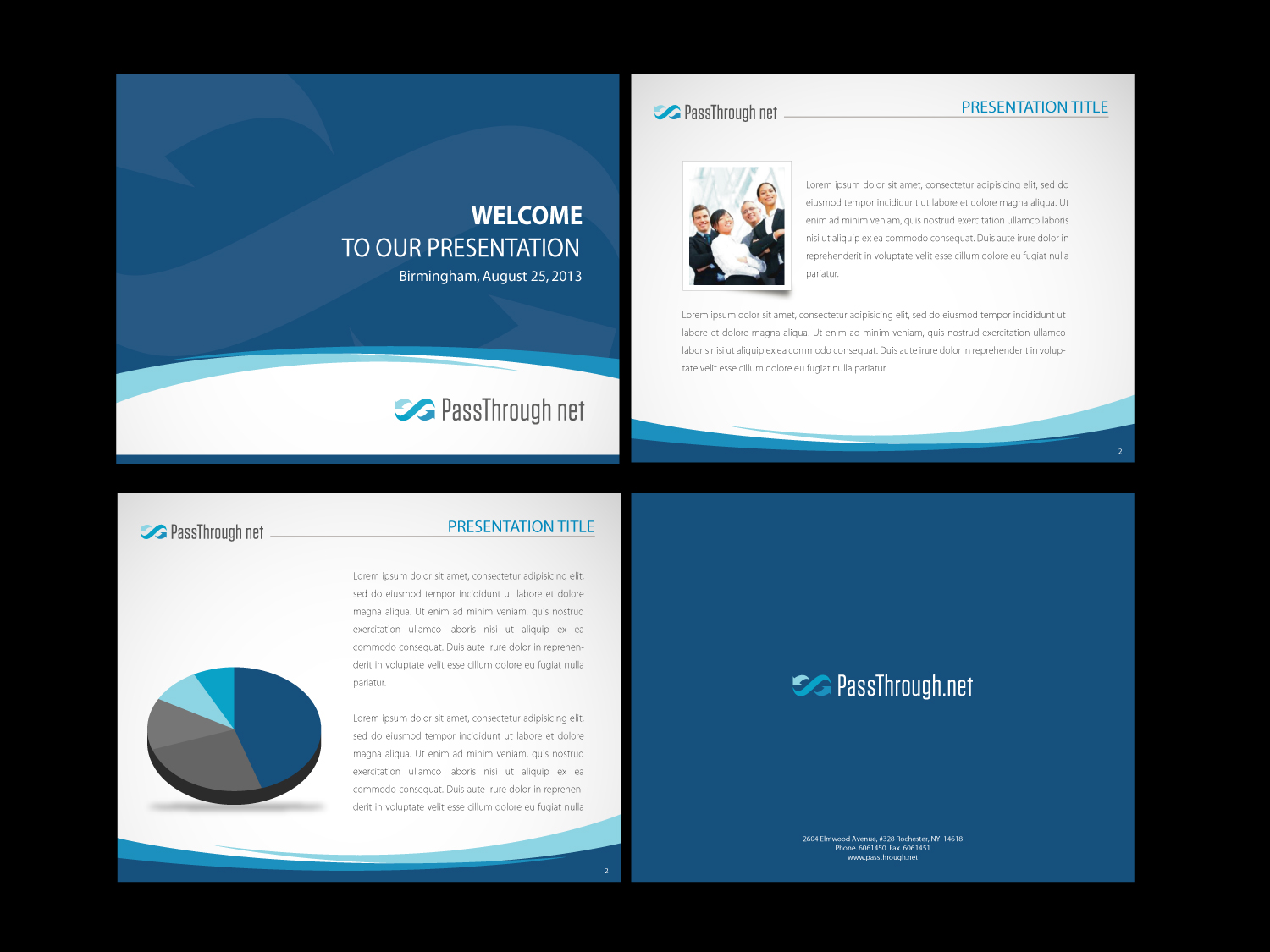 PowerPoint Design by Nila for PassThrough | Design: #2291557