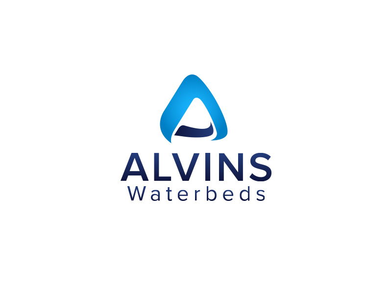 Logo Design by B.Tibéri for Alvins Waterbeds | Design #11269517