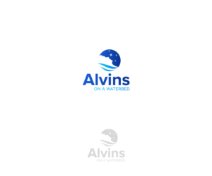 Logo Design by artisan bee 2022 for Alvins Waterbeds | Design: #11123366