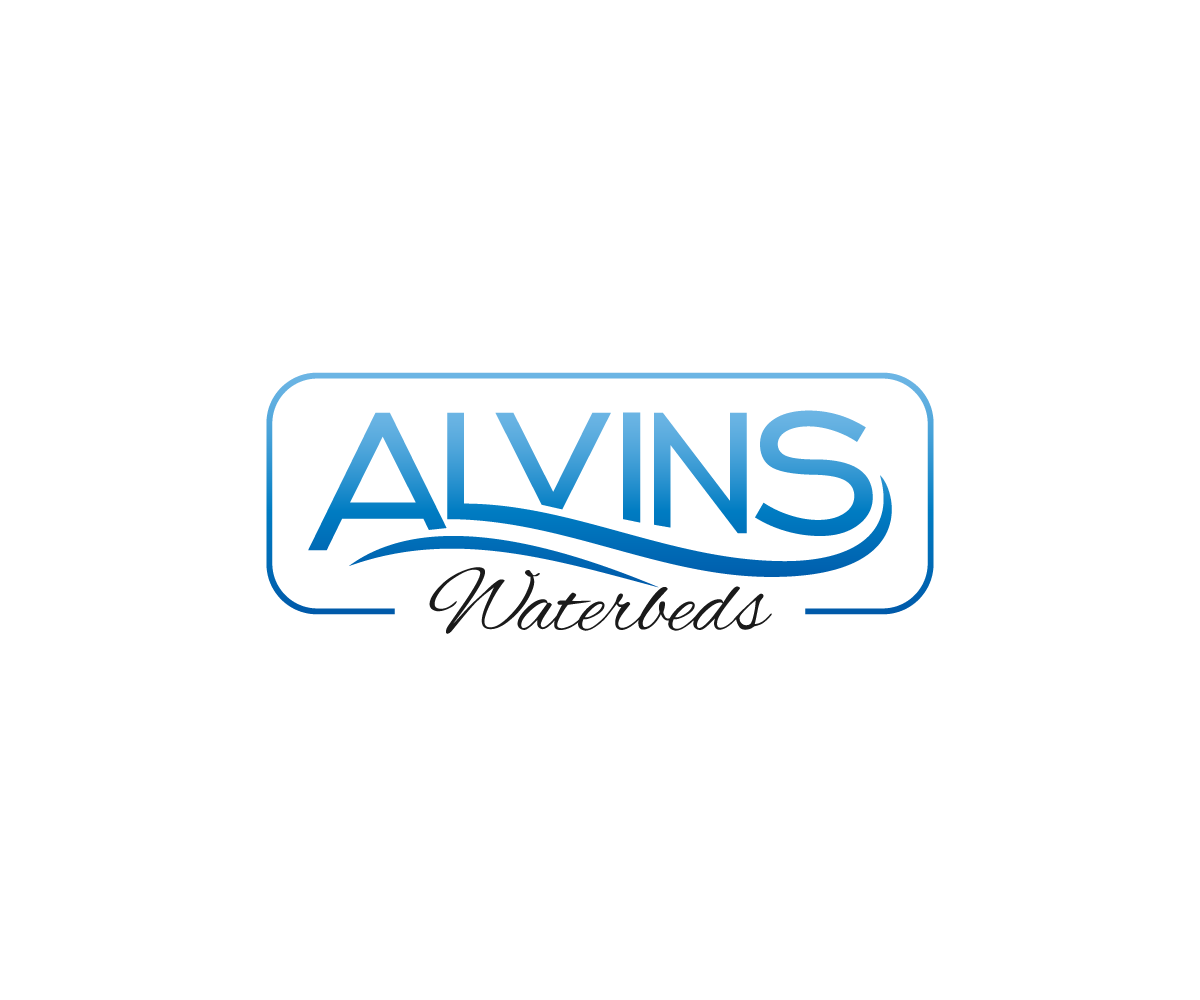 Logo Design by taufik_alrahman for Alvins Waterbeds | Design #11086980
