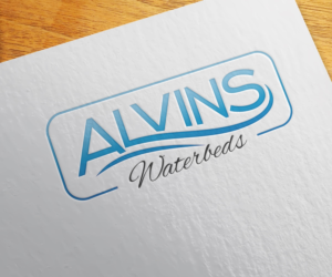 Logo Design by taufik_alrahman for Alvins Waterbeds | Design: #11086981