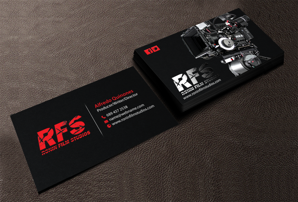 Professional, Bold, Film Production Business Card Design for a Company