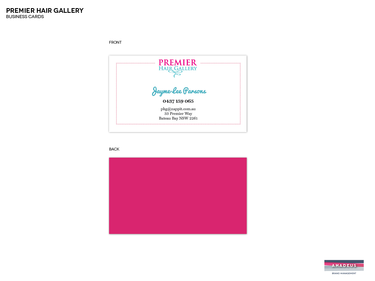 Diseño de Tarjeta de Presentación por amadeusbrand para este proyecto | Diseño #2277696