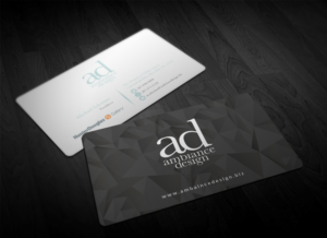 Design de Carte de Visite par Pointless Pixels India pour ambiance design | Design : #11028835