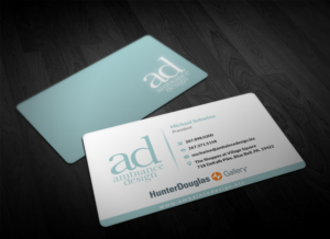 Design de Carte de Visite par Pointless Pixels India pour ambiance design | Design : #11148345