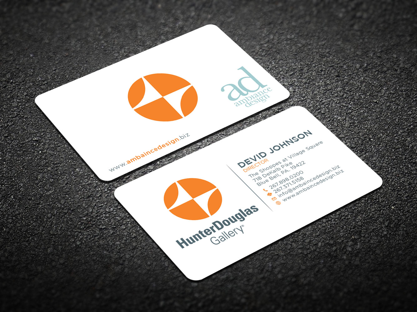 Business Card Design by Verified artistry (Design garden) for ambiance design | Design #11030071