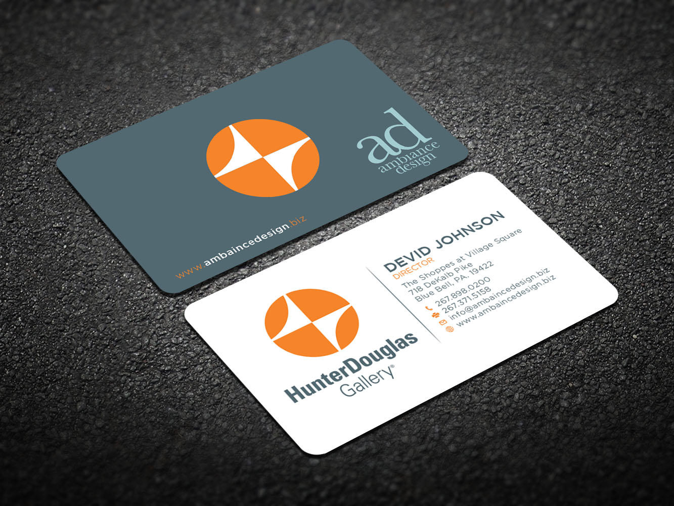 Business Card Design by Verified artistry (Design garden) for ambiance design | Design #11030072