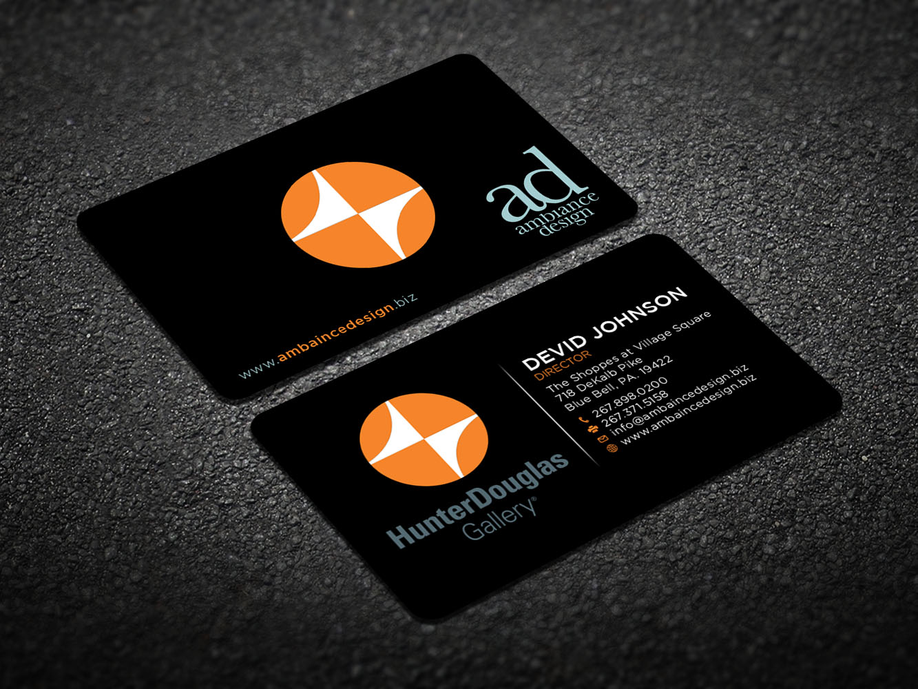 Business Card Design by Verified artistry (Design garden) for ambiance design | Design #11030074