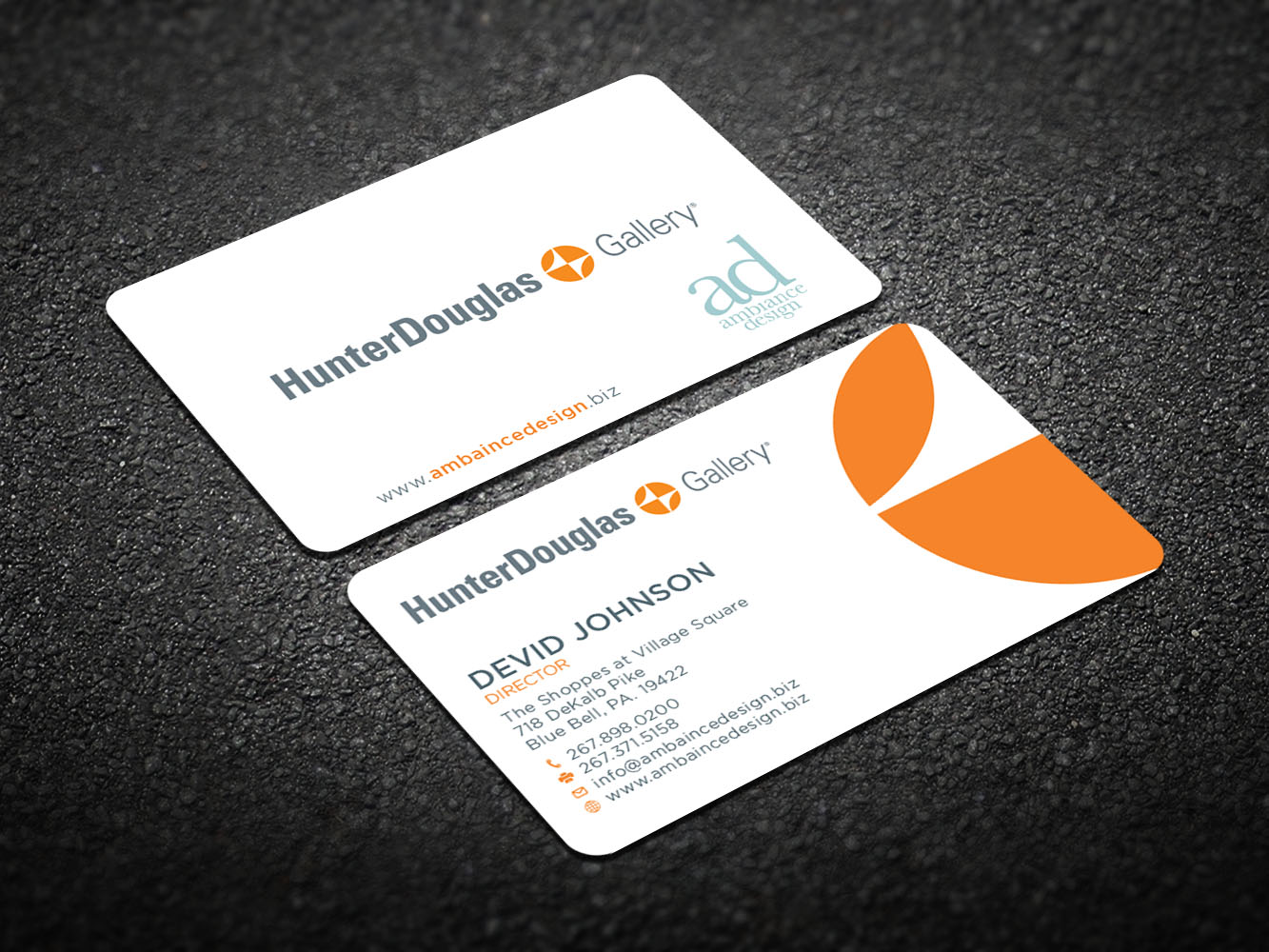 Business Card Design by Verified artistry (Design garden) for ambiance design | Design #11030076