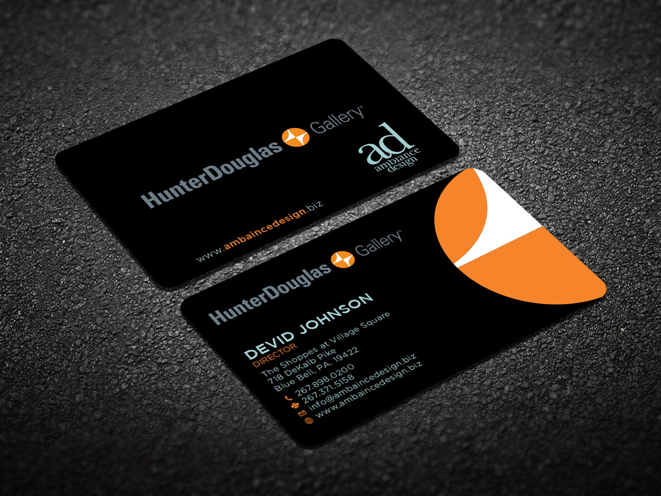 Business Card Design by Verified artistry (Design garden) for ambiance design | Design #11030078