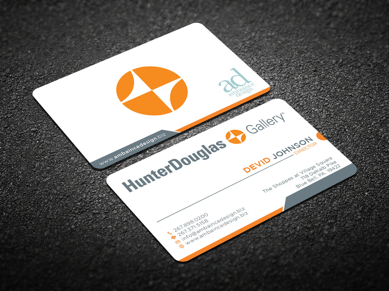 Business Card Design by Verified artistry (Design garden) for ambiance design | Design #11030079