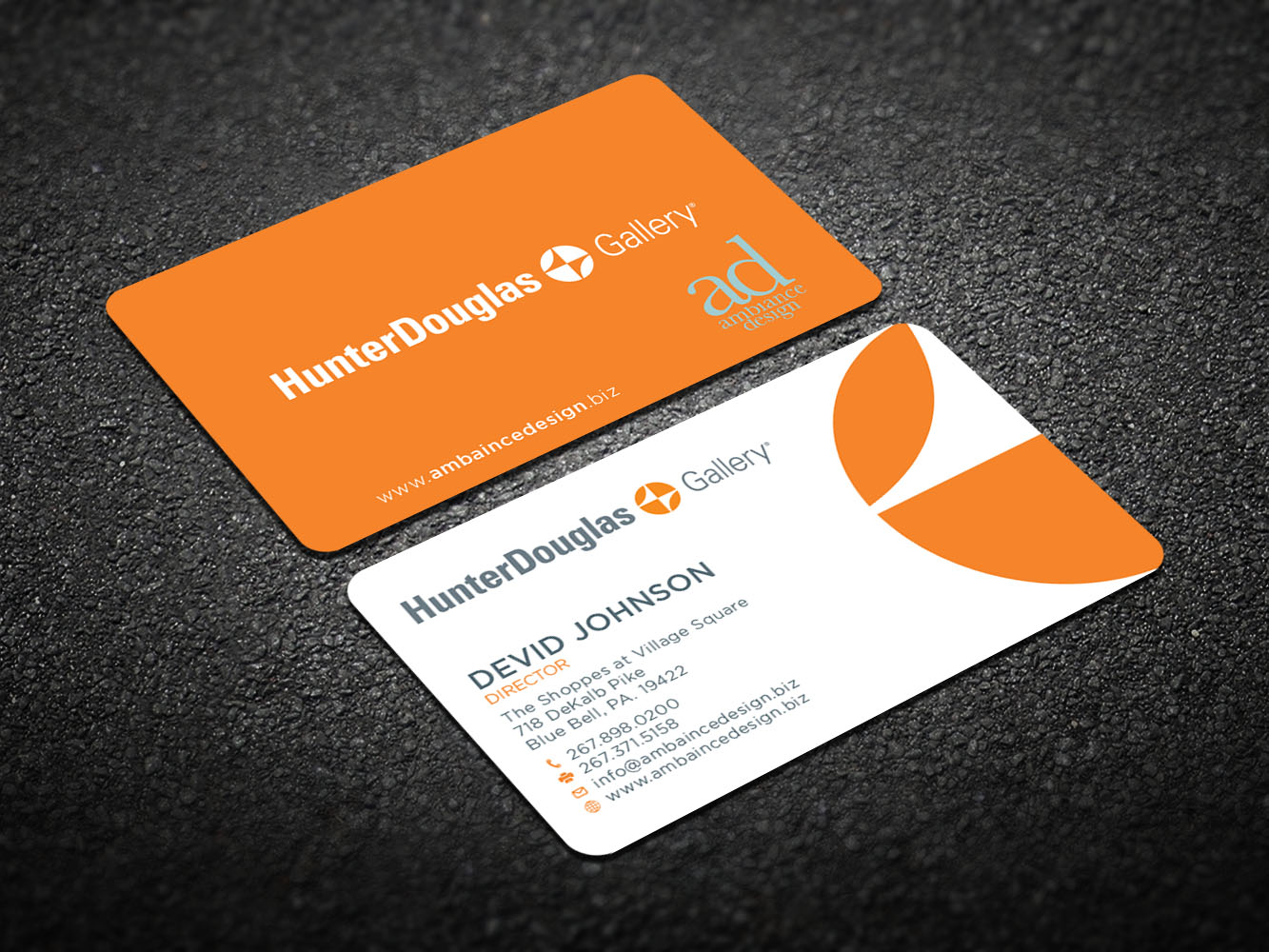 Business Card Design by Verified artistry (Design garden) for ambiance design | Design #11030080
