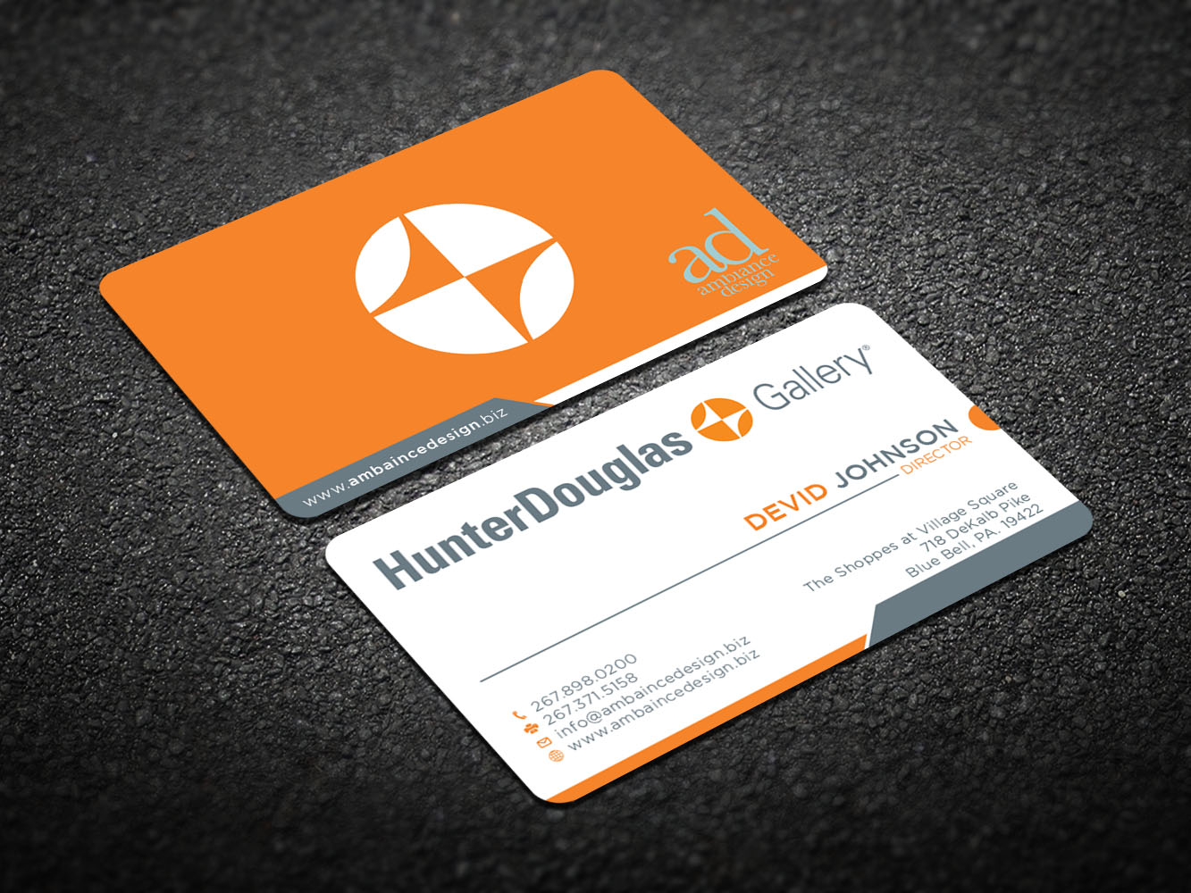 Business Card Design by Verified artistry (Design garden) for ambiance design | Design #11030082