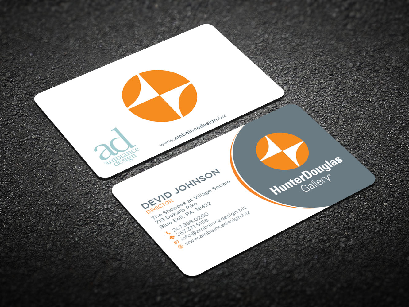 Business Card Design by Verified artistry (Design garden) for ambiance design | Design #11030083