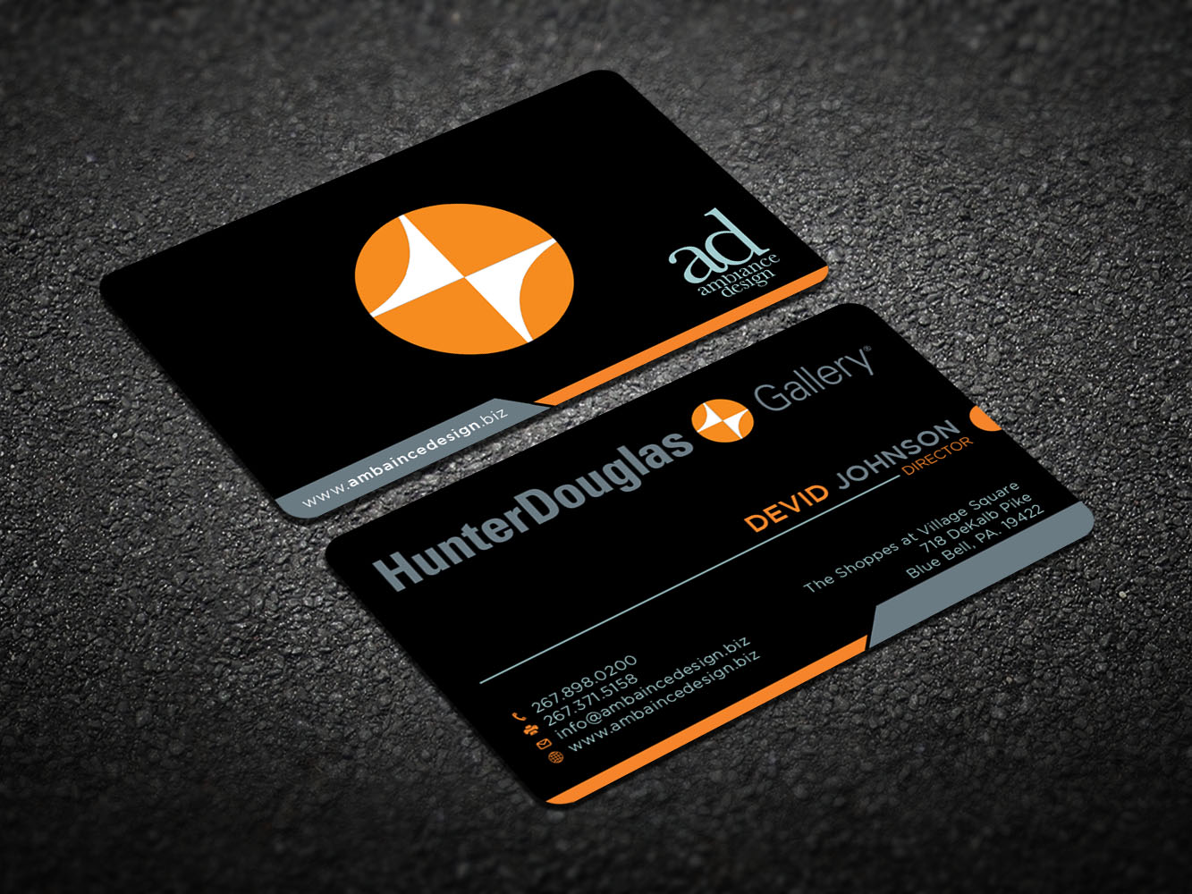 Business Card Design by Verified artistry (Design garden) for ambiance design | Design #11030084