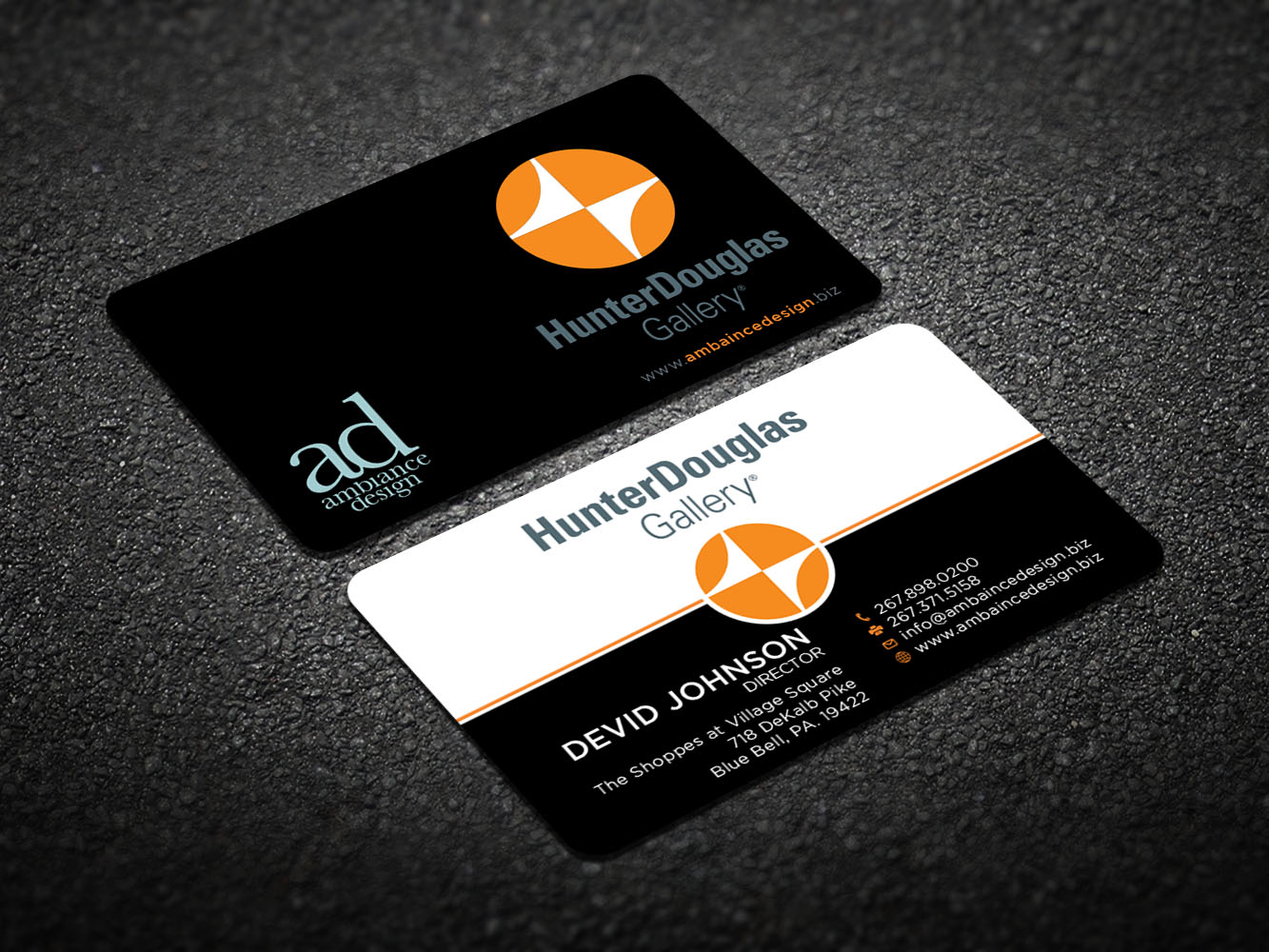 Business Card Design by Verified artistry (Design garden) for ambiance design | Design #11030089