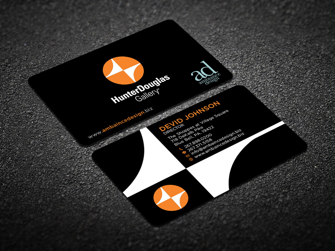 Business Card Design by Verified artistry for ambiance design | Design #11033860