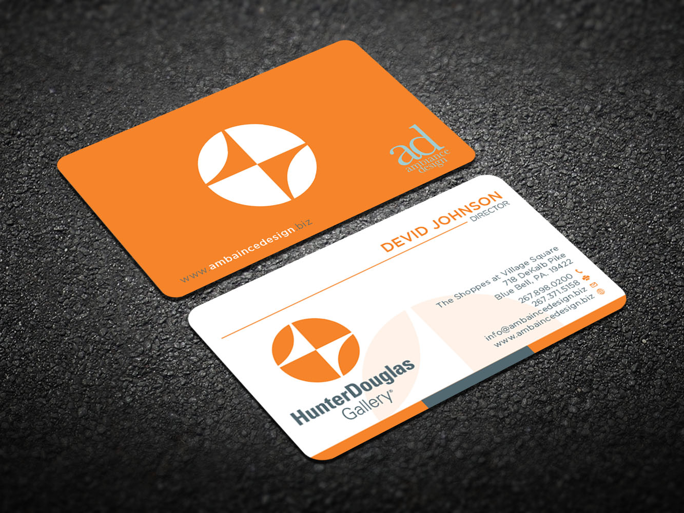 Business Card Design by Verified artistry (Design garden) for ambiance design | Design #11033862