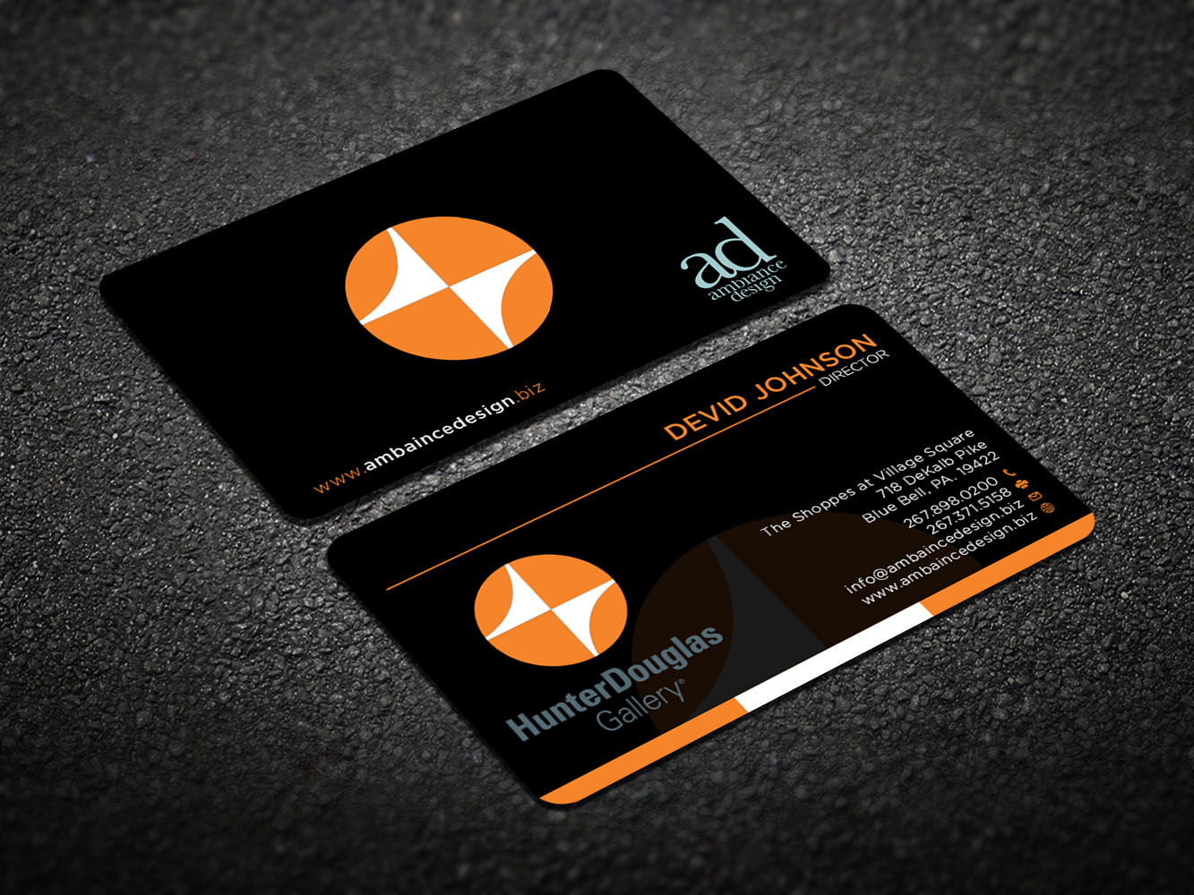 Business Card Design by Verified artistry (Design garden) for ambiance design | Design #11033863