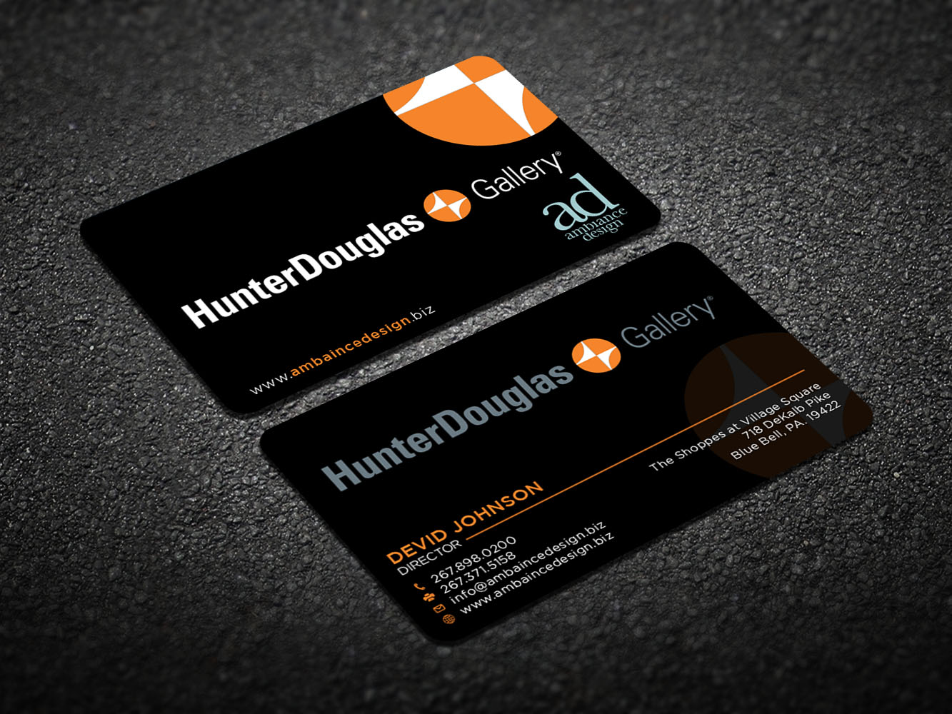Business Card Design by Verified artistry (Design garden) for ambiance design | Design #11033865