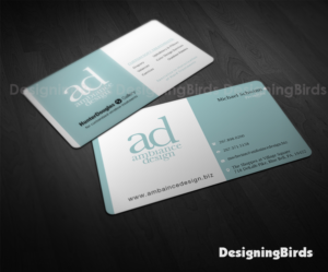 Design de Carte de Visite par Designing Birds pour ambiance design | Design : #11028436